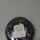 Cat 8 Ethernet Cable Slim 50ft Outdoor&Indoor, Pure Copper Cat8 Internet Cable for Waterproof & Direct Burial, Flexible Cat8 Ethernet Cable 40G 2000MHZ, Cat 8 Network Cable for Indoor Black