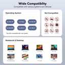 Floppy Disk Reader, 3.5 inch USB Type A&C External Floppy Disk Drive, 3 1/2 Floppy Disc Reader for PC,Laptop&Notebook-Brushed Texture