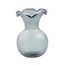 Mud Pie Mini Ruffle Vase, Blue, 4" x 3.25", 3Pcs
