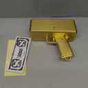 Sopu Make it Rain Money Gun Paper Playing Spary Money Toy Gun, Prop Money Gun Cash Gun Toy Party Supplies (Metallic Gold)