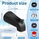 Universal Tub Spout for 1/2" Copper Pipe, 1/2" IPS and 3/4" IPS, Bathtub Faucet with Diverter and Adapter and Hex Wrench (Matte Black)