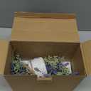 Small Fake Plants, 2 Pack Mini Artificial Plants Fake Lavender Plant in Pot, Lavender Decor and Dining Room Desk Shelf Bathroom Living Room (A-2pcs) (Purple)