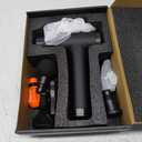 TOLOCO Massage Gun Deep Tissue, Percussion Massage Gun with 10 Replacement Heads, Super Quiet Portable Electric Massager for Athletes, Relax, Black
