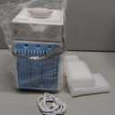 Portable Air Conditioner Fan, Rechargeable 4-IN-1 Personal Mini Cooler Humidifier, 3-Speed Evaporative Air Cooler with 7 Color Lights, Cordless AC Desktop Spray Conditioner, Quiet Desktop Cooling Fan