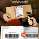 MUNBYN 4"x6" Direct Thermal Shipping Labels, Commercial Grade Permanent Adhesive Fanfold Mailing Postage Label Paper for Thermal Printers and Packages, 220 Sheets per Stack