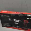 Cordless Caulking Gun for Milwaukee 18V Max Battery, 10 Oz/300ml Electric Silicone Gun,with LED Light,4 Adjustable Speed for Filling, Sealing, Repair(NO BATTERY)