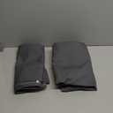 The Heavy Cotton Ektorp Ottoman Cover Replacement is Made Compatible for IKEA Ektorp Footstool Or Stool Slipcover (Dark Gray)
