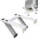 gulrear Window Air Conditioner Support Bracket with 2 Arms Heavy Duty AC Support for Window Unit Install kit Up to 200 lbs Hold 5000-22000BTU Unit Window AC Mount