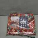 Lahome Christmas Area Rug 3x5, Washable Christmas Rugs for Living Room Bedroom, Soft Non Slip Red Xmas Low Pile Accent Carpet for Entryway Kitchen Winter Holiday Decor, Red