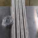 Stainless Steel Utility Sink with Retractable Hot & Cold Faucet, 47.2" Free Standing Single Bowl Sink with Drainboard for Kitchen, Laundry Room, Garage, Farmhouse (Silver)