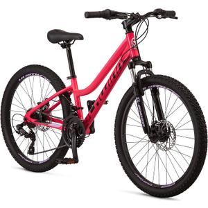 Schwinn High Timber Mountain Bike for Adult Youth Men Women Boys Girls, 24 to 29-Inch Wheels, 7 or 21-Speeds, Front Suspension, Aluminum and Steel Frame Options