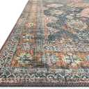 Loloi II Skye Collection SKY-10 Sea/Rust 2'-3" x 3'-9" Accent Rug