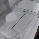 LINSY HOME 10 Drawer Dresser for Bedroom, 54" Wide Chest of Drawers, Modern TV Stand Dressers with Wood Frame and Metal Handles, Large Drawer Organizer for Bedroom, Living Room, White