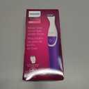 Philips Beauty Bikini Genie Cordless Trimmer for Bikini Line Hair Removal, with Shaving Head and Comb, BRT383/50 (Pack of 1), Purple and White