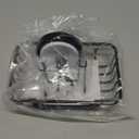 LEVERLOC Soap Dish for Shower with Hooks, Bar Soap Holder with Suction Cup, Soap Tray Rustproof Stainless Steel Holder for Bathroom Soap Saver, Black (1 Tire)