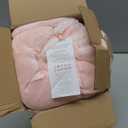 Bedsure GentleSoft Sherpa Fleece Throw Blanket for Couch, Non-Heated, Thick and Warm Throw Gifts for Women and Girls, Soft Fuzzy Plush Kids Blanket for Spring, Room Home Decor, Pink, 50x60 Inches