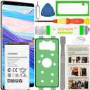 ASDAWN Galaxy S10+ Battery Replacement, EB-BG975ABE EB-BG975ABU Battery for Samsung Galaxy S10 Plus SM-G975 G975A/V/T/P with Back Cover Adhesive+Battery Adhesive+Repair Tools+Installation Instruction