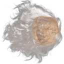 Beatifufu Short Straight Hair Wig Women Wig Human Hair Cover for Daily Halloween