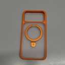 TORRAS for iPhone 17 Pro Max Case with Stand, Camera Control Button, Fit for MagSafe, Military Grade Protection, Translucent Slim Soft Edge Case for iPhone 17 Pro Max 6.9", Orange