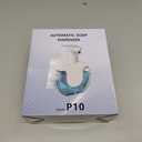 Automatic Soap Dispenser Touchless,Rechargeable Foaming Soap Dispenser,15oz/420ml Smart Hand Soap Dispensers,4-Level Adjustable,Wall Mount for Bathroom Kitchen Dish Soap,Hands-Free (White)