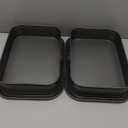 CYEAH 2 Pack Large Springform Cake Pan, 14 x 9 x 3-Inch Rectangle Cheesecake Pan, Non-Stick Baking Pan Mold with Removable Bottom for Kitchen Baking Roasting Muffin Bread Cake Brownies Bakeware