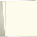 Hamilco Card Stock Scrapbook Paper 12x12 Cream Colored Cardstock 80lb Cover  25 Pack