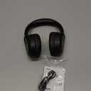 Bluetooth Headphones, Hybrid Active Noise Cancelling Wireless Headphones Over Ear with Microphone, Up to 140H Playtime, Transparency Mode, Deep Bass, Clear Calls, Comfort fit for Travel, Home Office (Black)