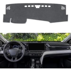 Dash Cover for Camry 2025 2026 Dashboard Cover Mat Sunshade No Glare UV Rays Protector Nonslip Pad Accessories (Gray)