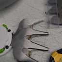 WORKPRO Cordless Grass Shear & Shrubbery Trimmer - 2 in 1 Handheld Hedge Trimmer 7.2V Electric Grass Trimmer Hedge Shears/Grass Cutter Rechargeable Lithium-Ion Battery and Type-C Cable Included (White)