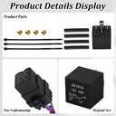 RYANSTAR RACING Fuel Pump Relay Wiring Harness Kit Compatible with Chrysler Town & Country 2011 Dodge Durango 2011-2013 Dodge Grand Caravan 2011 Replaces CBWPR091AA 68269523AD 04727370AA 4727370AA