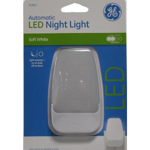 Ge Jasco 30965 0.5 Watt White Automatic Led Night Lights