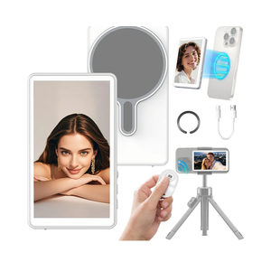 Magnetic Selfie Monitor Screen for iPhone - Back Camera Viewfinder, HD Portable Mirror Display for Vlogging & Content Creation