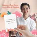 Game That Song Moments with Mom - Conversation Cards Gift for Mother's on her Day! Includes 120 question Cards for boy and Daughter Gifts to Learn More About her! Fun!