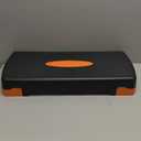 Fitvids Adjustable Workout Aerobic Stepper Step Platform Trainer, 27-Inch, Multiple Colors (Black/Orange)
