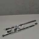 Premium Curtain Rod for French Doors, Kitchen Curtain & Small Window, 3/8 Inch Diameter, Adjustable 16-28", 2 Pack, Black