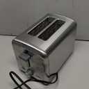 bella Stainless Steel 2 Slice Toaster with Extra Wide Slots & Removable Crumb Tray, 6 Browning Options, Auto Shut Off & Reheat Function, Toast Bread, Bagel & Waffle