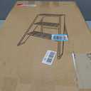 Acrylic 3 Step Ladder, Folding Transparent Step Stool with Anti-Slip Steps