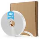 TAPEBEAR Butyl Tape White 1/2" x 30' x 1/8" RV Tape Sealant Waterproof, White Butyl Caulking, Stretchable Butyl Sealant Headlight Putty Tape for EPDM Auto RV Window