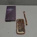 Magnetic for iPhone 17 Pro Case, Cute Wavy Full Camera Protection [Compatible with MagSafe] Matte Anti-Slip Bumper Women Girls Boys Protective Cover for 17 Pro 6.3", Desert Titanium