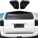 Smoked Black Tail Light Lamp Cover Rear Light Trim Decoration Accessories Compatible with Toyota 4Runner 2014+