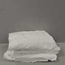 Maple&Stone Twin Flat Sheet 6 Pack,Premium Soft & Breathable,Brushed Microfiber Fabric,Anti-Shrinkage & Non-Fading,Bulk Flat Sheets Only Twin Size (White)