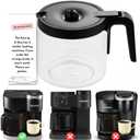 Replacement 12-Cup Coffee Pot Carafe for Keurig K-Duo (K-Duo)[NOT COMPATIBLE With Keurig K-Duo "Essentials"]