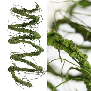 300cm/118inch Flexible Green Big Artificial Tree Branches Fake Tree Trunk Garland Rattan Wreath Cherry Blossom Grape Vines Floral for Wall Hanging Front Door Reptile Habitat Decoration