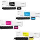 GPR61 Toner Cartridge Black Cyan Magenta Yellow 4 Pack, GPR-61 3763C003AA 3764C003AA 3765C003AA 3766C003AA Compatible with Canon ImageRUNNER Advance DX C5840i C5850i C5860i C5870i Printers