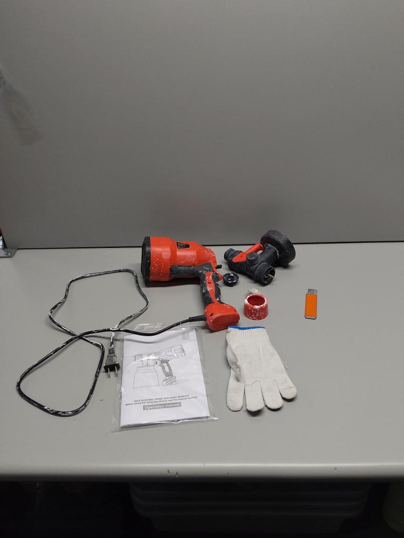 HVLP Electric Spray Gun Paint Sprayer, Orange