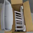 Ubbi Vertical Baby Bottle Drying Rack, Space Saving Countertop Drying Rack Baby Accessory, Gray