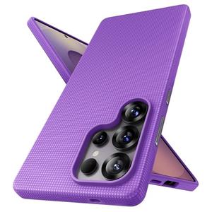 SSLOTSCASE for Samsung Galaxy S25 Ultra Case Slim, Wireless Charging Compatible, Military Grade Shockproof Protective Drop Protection Sturdy Case Cover for Galaxy S25 Ultra 6.9'' 5G 2025, Purple