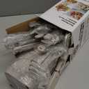 Kitchen Utensil Set-Silicone Cooking Utensils-33 Kitchen Gadgets & Spoons for Nonstick Cookware-Silicone and Stainless Steel Spatula Set-Best Kitchen Tools, Useful Pots (Khaki)