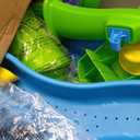 Step2 Rain Showers Splash Pond Toddler Water Table, Outdoor Kids Water Sensory Table, Ages 18+ Months, 13 Piece Water Toy Accessories, Blue & Green