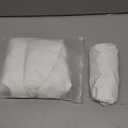 WENZMOC PU Leather Seat Covers for Dining Chairs, 4 Pack 100% Waterproof Dining Room Chair Seat Covers Stretch and Wipeable Kitchen Chair Cover Protectors (PU Cream, 4 PCS)